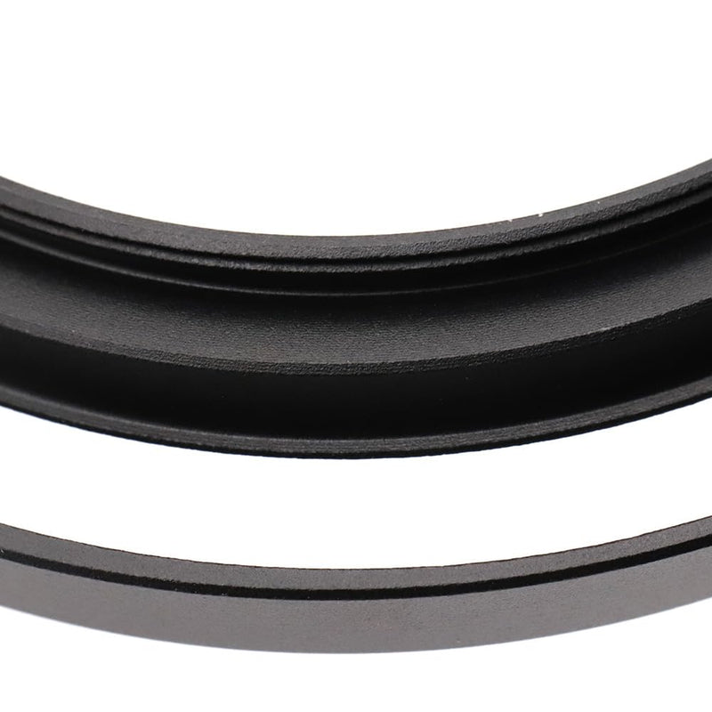 58mm Hollow Lens Hood 58mm Screw in Curved Vented Lens Hood 58mm Metal Lens Hood for 58mm Lens Hood Wide(Black)