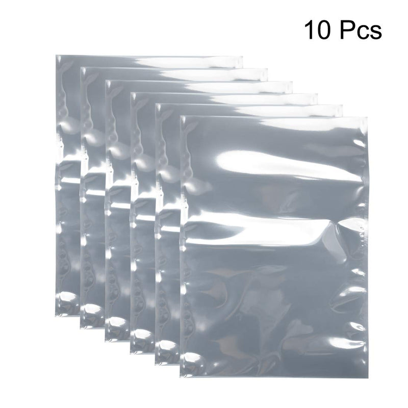 uxcell Antistatic Shield Shielding Bag, Flat Open Top Anti Static Bag for Electronic Devices, 10x14 inch(250x350mm), 10 PCS
