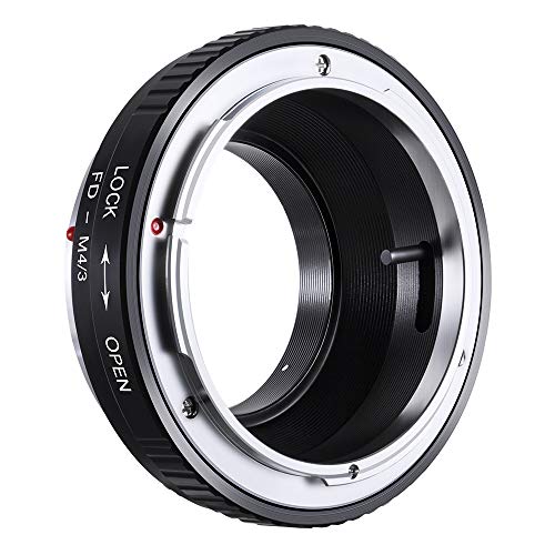 K&F Concept Lens Mount Adapter Ring Compatible with Canon FD Lens to Micro Four Thirds M4/3 Olympus Pen and Panasonic Lumix Cameras FD-M4/3