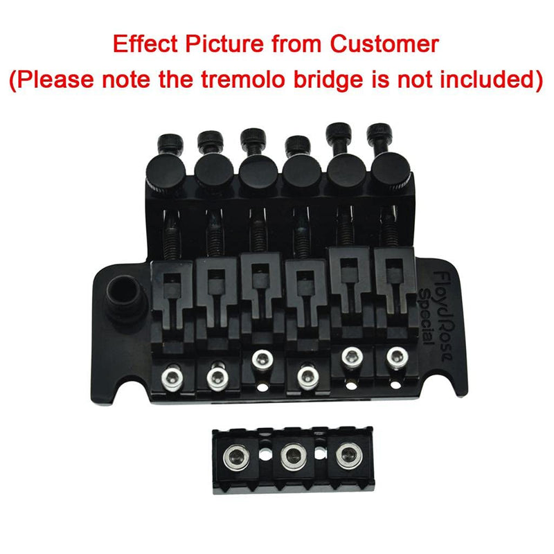 Dopro 30-Pack Stainless Steel Tremolo Bridge Locking Nut Lock Nut & Bridge Saddle Mounting Screws Fits for FR 30x Steel Locking Nut & Saddle Mounting Screws