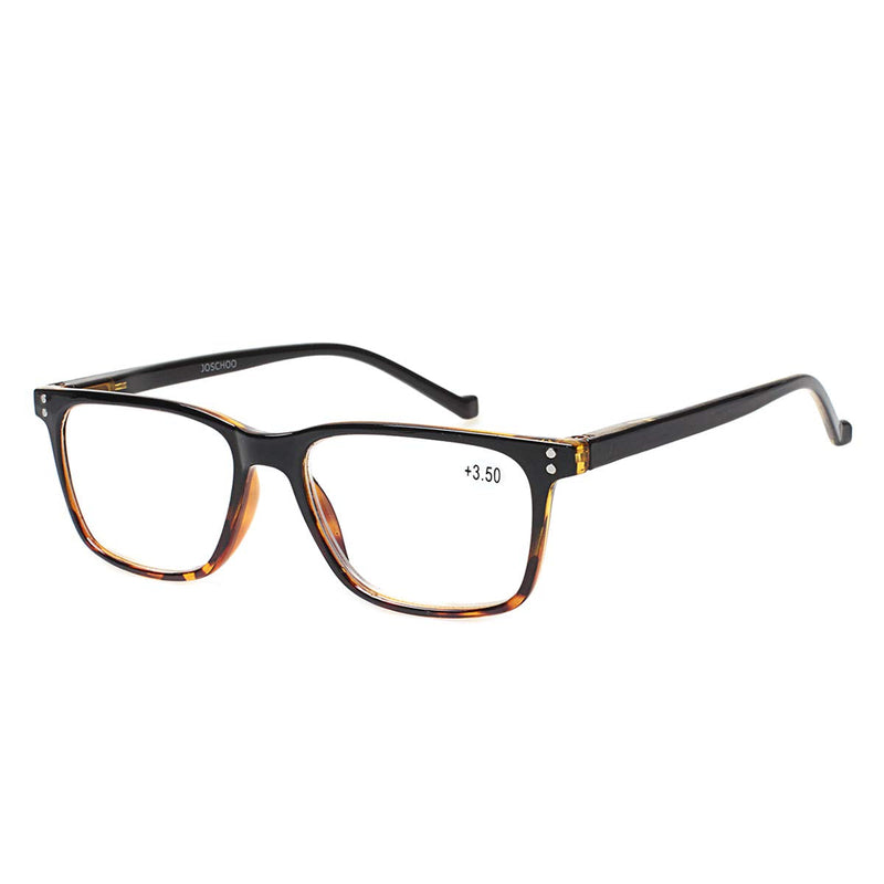 JOSCHOO 5 Pack Reading Glasses Men Women Spring Hinges Comfortable Glasses for Reading (5 Mix, 2.5)Medium 5 Mix 2.5 x
