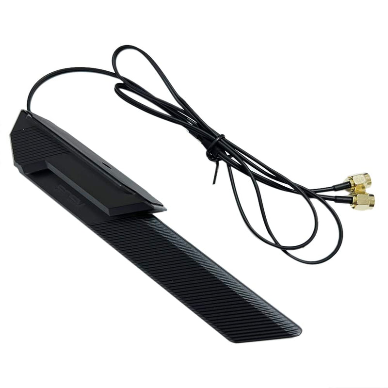 GinTai WiFi 6E Tri-Band Antenna, PC WiFi Antenna 2.4G/5.8G/6GHz 9dBi High | Gain Magnetic Base Folding RP-SMA Antenna, PC Desktop Motherboard WiFi Antenna for NUC and Gaming Network Card