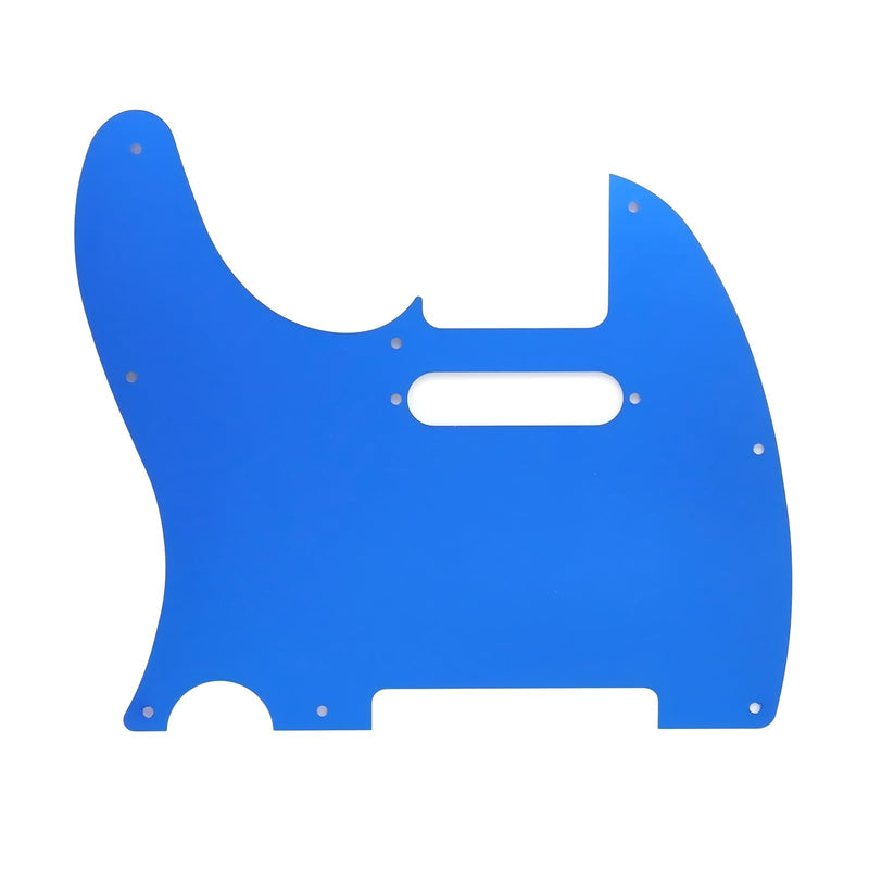[AUSTRALIA] - 8 Hole Metal Anodized Aluminum TL Pick Guard Scratch Plate for Telecaster – Fits USA/Mexico Tele Style Durable Scratch Plate for Electric Guitar (Blue) Blue 