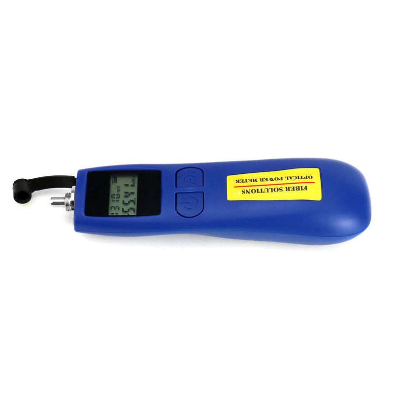 [AUSTRALIA] - QWORK 2 Pack Optical Power Meter, -70~+10 dBm, with Universal 2.5mm Interface, Fiber Light Meter for Testing 6 Calibration wavelengths,Blue 