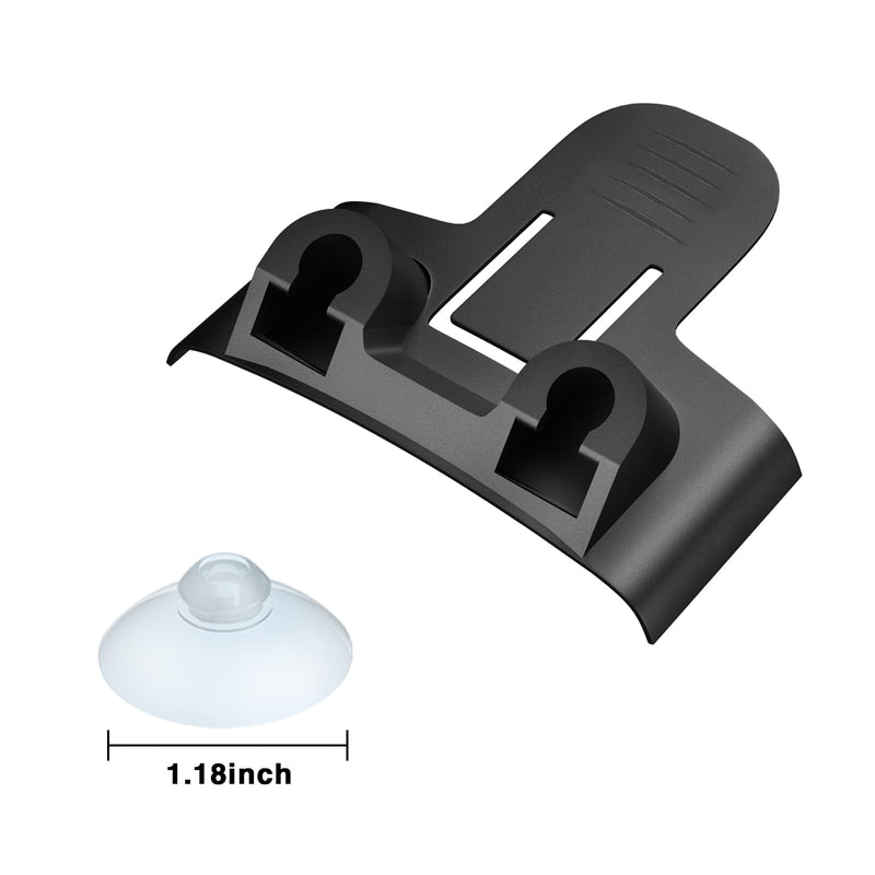 Ramtech Car Windshield Suction Cup Mount Holder Compatible with Valentine One V1 Gen1 Radar Laser Detector, WMV1K(Cradle+10 Suction Cups)