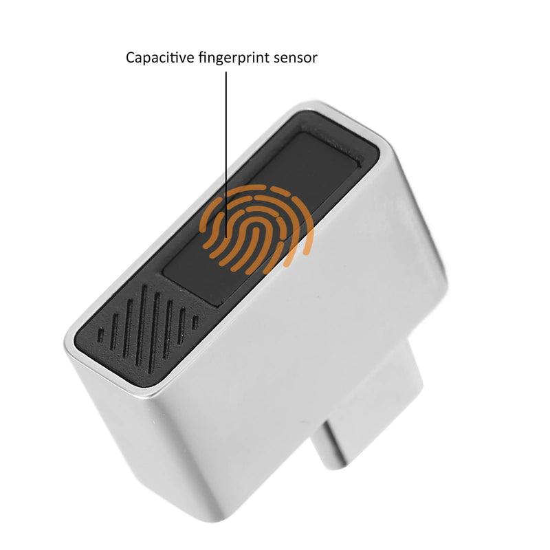 [AUSTRALIA] - Diyeeni USB C Fingerprint Key Reader, Biometric Fingerprint Scanner for 8 7, 360 Degrees Touch Portable Security Key for Laptop, Support 10 Fingerprints 