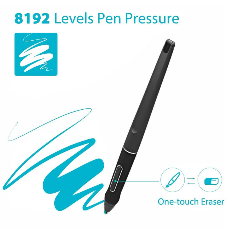 Yoidesu Stylus Pen, PW507 Portable Stylus Pens for Touch Screens High Sensitivity Digital Tablet Stylus for HUION Tablet Kamvas Pro 12/13/16/Kamvas 16/20