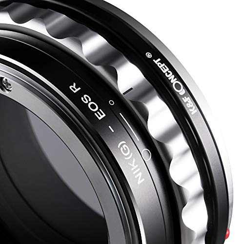 K&F Concept Lens Mount Adapter for Nikon (G Lens to Canon EOS R Camera Body