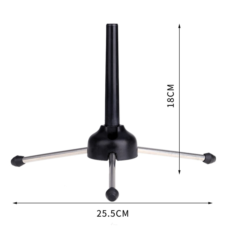 Flute Stand Clarinet Holder Foldable Wind Instrument Stand, Woodwind Portable Tripod Stand Holder Attachment for Flute Clarinet Oboe