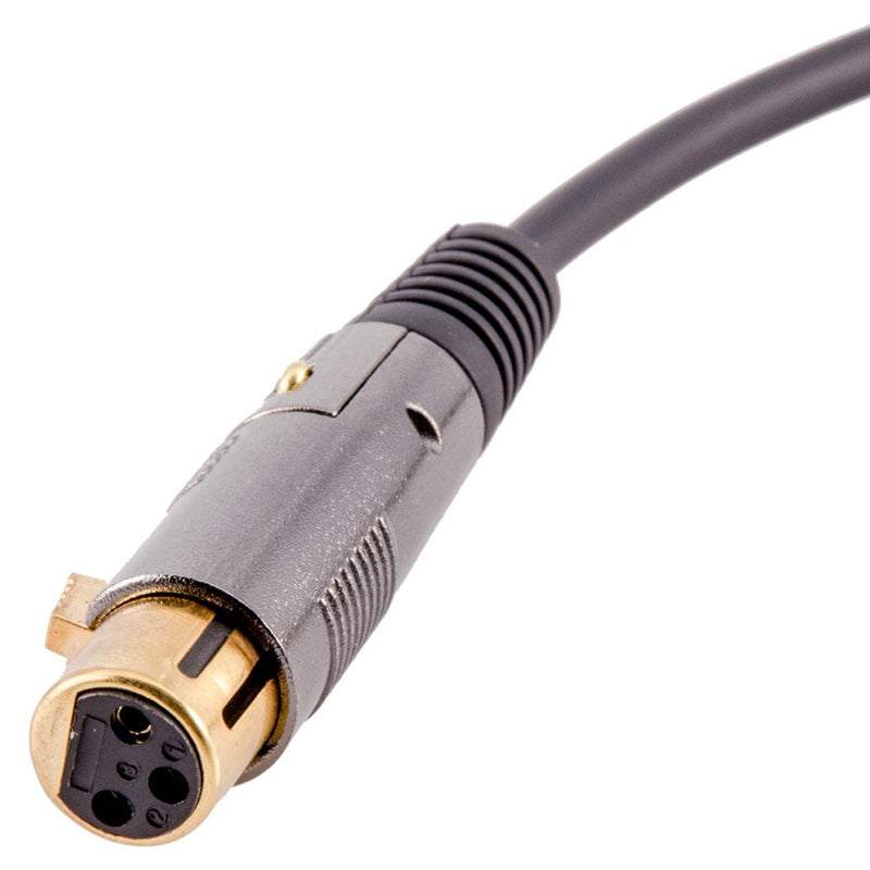 Seismic Audio SARCXLF-6Black Premium 6 Foot XLR Female to RCA Male Audio Patch Cable - 16 Gauge 6 Feet - Single
