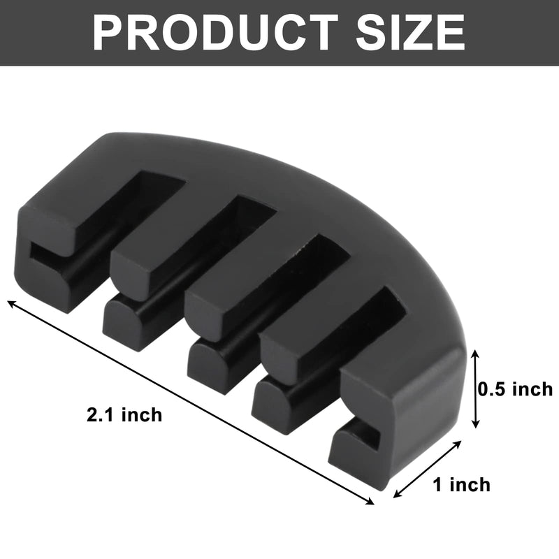 Rubber Violin Practice Mute Set, 10 Pack Round Tourte Style Mute for Violin and Small Viola & 2 Pack Claw Style 4/4 Violin Practice Mute,Ultra Practice Silencer(Black) Full Size Violin Mute Set1