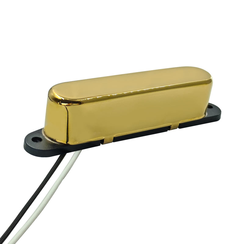 Pro TL-60S Vintage Alnico 5 Single Coil Neck Pickups for FD Tele Style Electric Guitar, Gold pickup neck