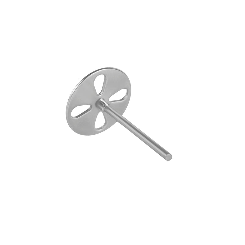 [AUSTRALIA] - STALEKS PRO Pododisc Basis L 25mm with 5 Refills 180 Grit Stainless Steel Long Shank 