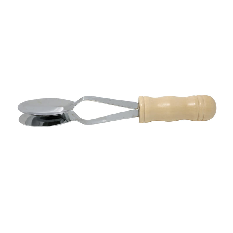 [AUSTRALIA] - yueton 1PCS Music Spoon Rural Percussion Instruments Music Spoon Soundboard Metal Spoon for Folk Percussion Instruments Music Enlightenment 