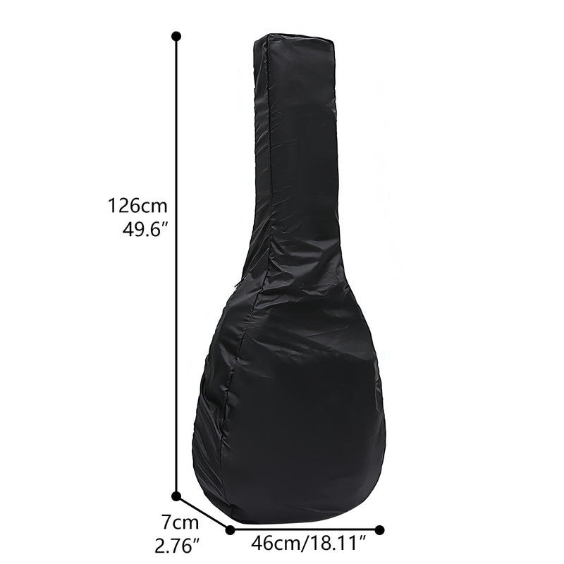 Electric Bass Bag Rain Cover - Waterproof Protection, Lightweight Foldable Design, Black Electric Bass