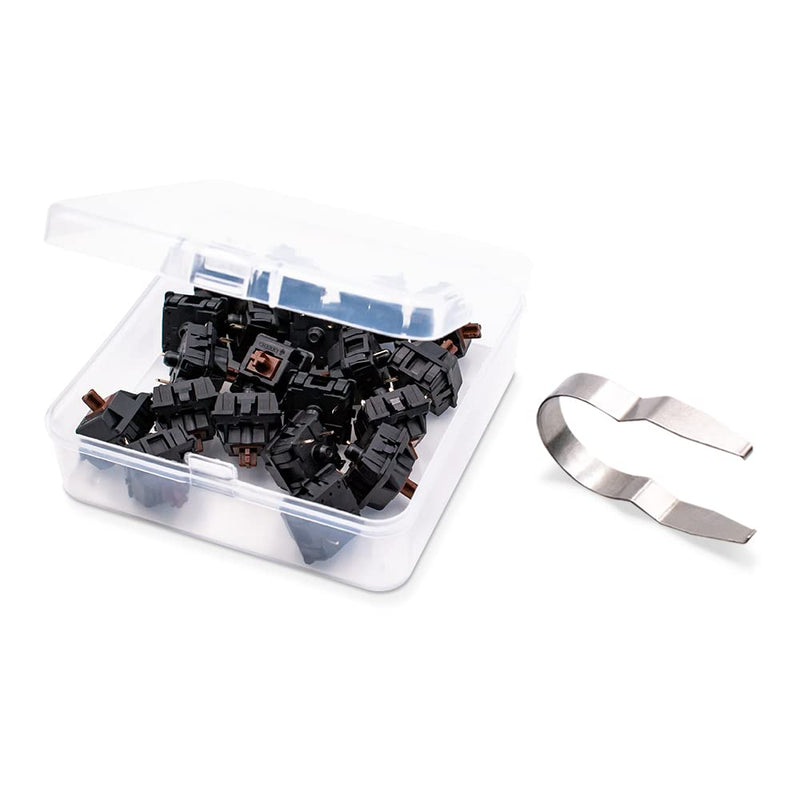Pack of 20 Original Cherry MX Brown Switches for Mechanical Keyboard with Switch Puller.