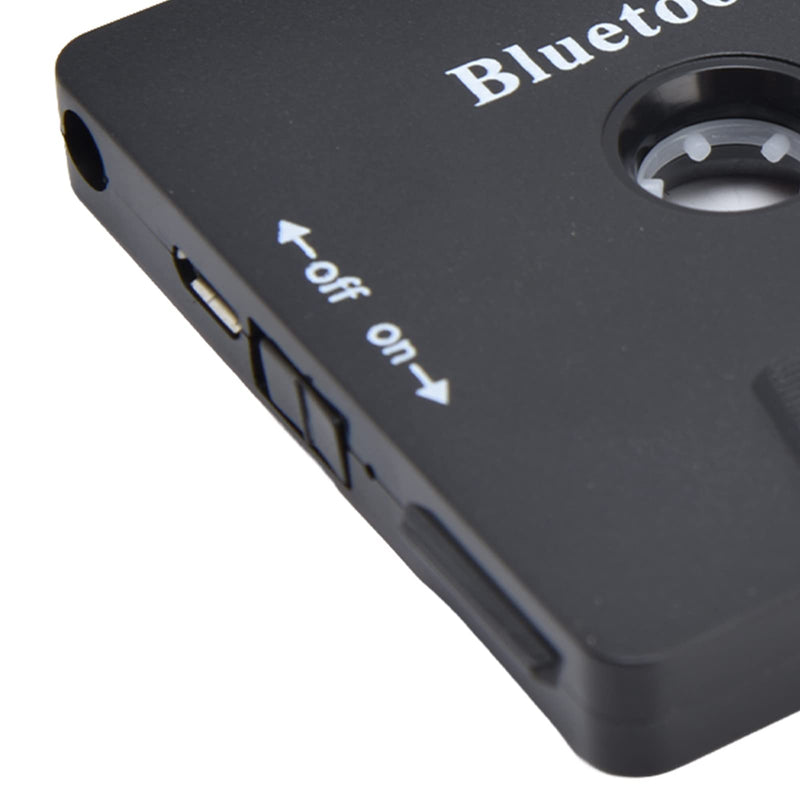 [AUSTRALIA] - Car Tape Player Adapter Cassette Tape Player Adapter Abs Wireless Car Cassette Player Adapter Car Bluetooth Cassette Reiver Converter with USB Cable 