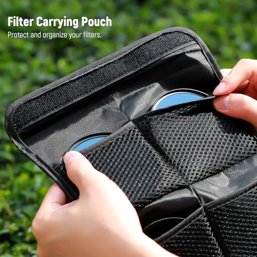 Neewer 49mm ND Lens Filter Set, ND16/ND32/ND64/ND1000, Lens Cleaning Pen, Filter Pouch, HD Filter Accessories Kit Compatible with Canon Nikon Sony Camera Lens