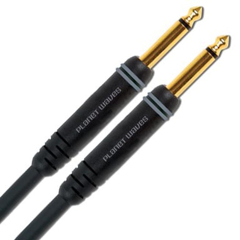 D’Addario Cable, Black, 2 Feet (PW-PC-02) Straight End