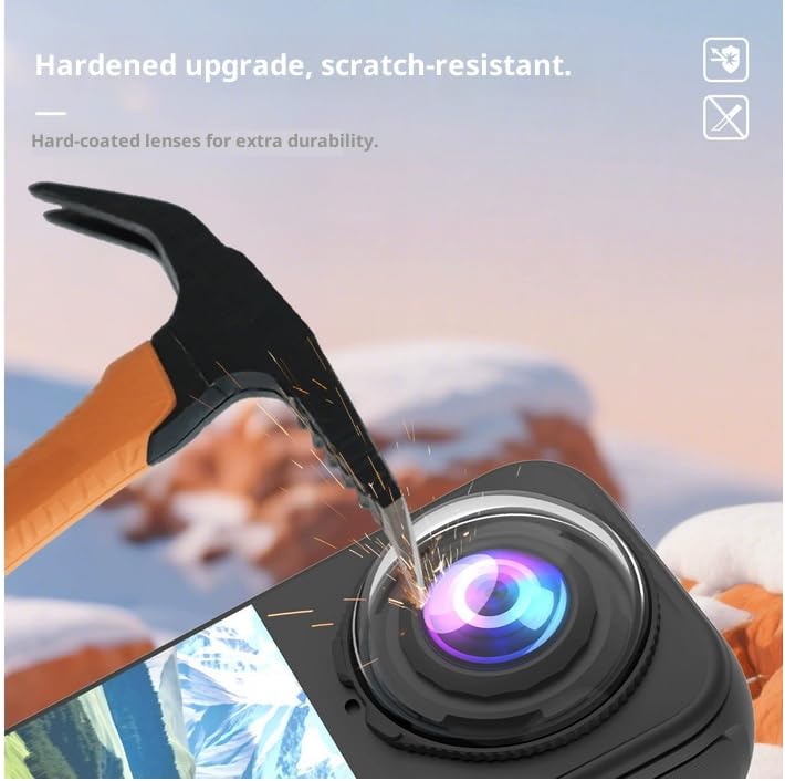 Coyktonty Lens Guard/Lens Protective Cover for Insta360 X4 Air, 9H hardness High transmittance,Waterproof Dustproof (Optical Glass)