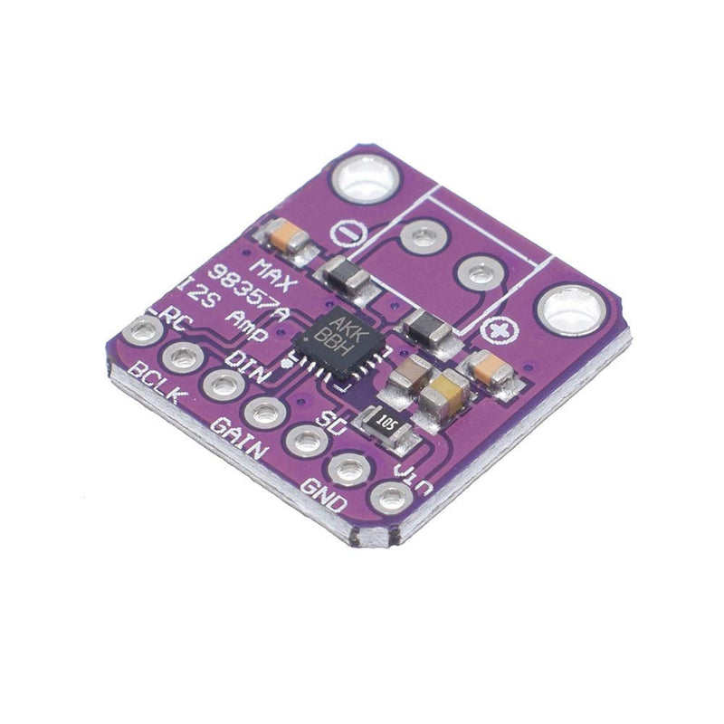 Youmile 2pcs MAX98357 Audio Power Amplifier Module I2S Class D Filterless Audio Amplifier Board for Raspberry Pi with Dupont Cable