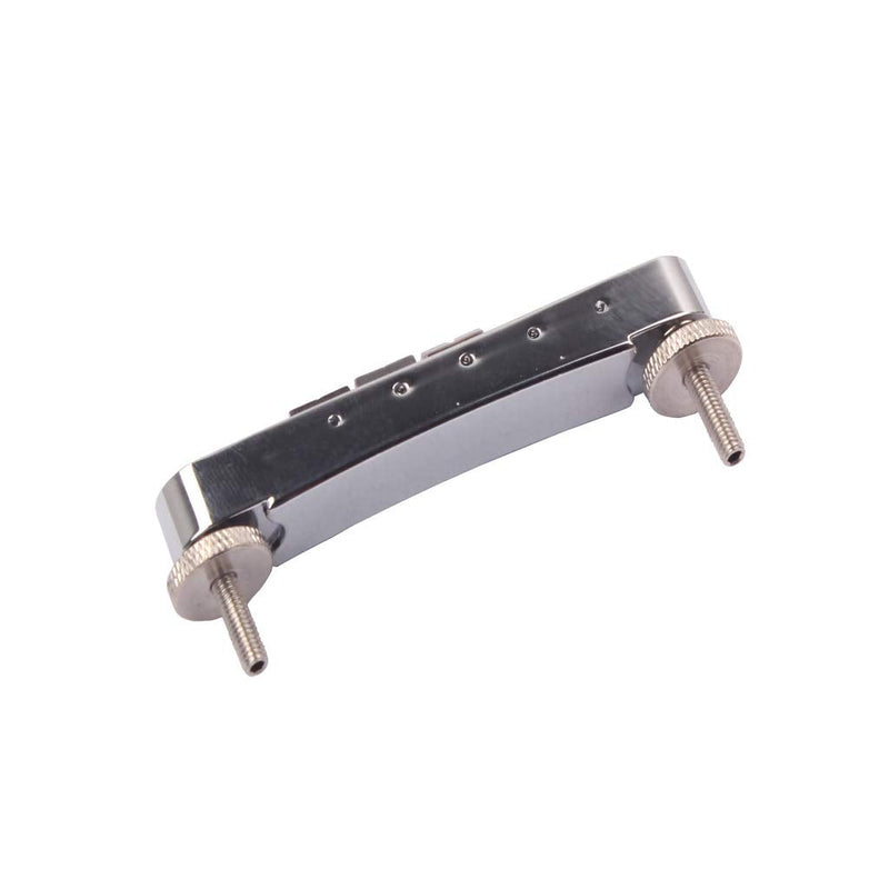 Alnicov Guitars Bridge Tune o Matic TOM Nashville Bridge for Guitars Parts Chrome