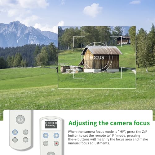 for Sony Rechargeable Wireless Remote Control Camera Shutter Release White for Sony