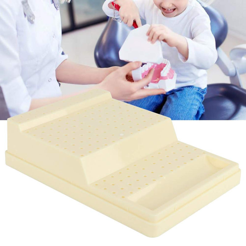 Fafeicy 168 Hole Dental Disinfectant Drill Holder Station Drill Block Organizer Dental Accessories