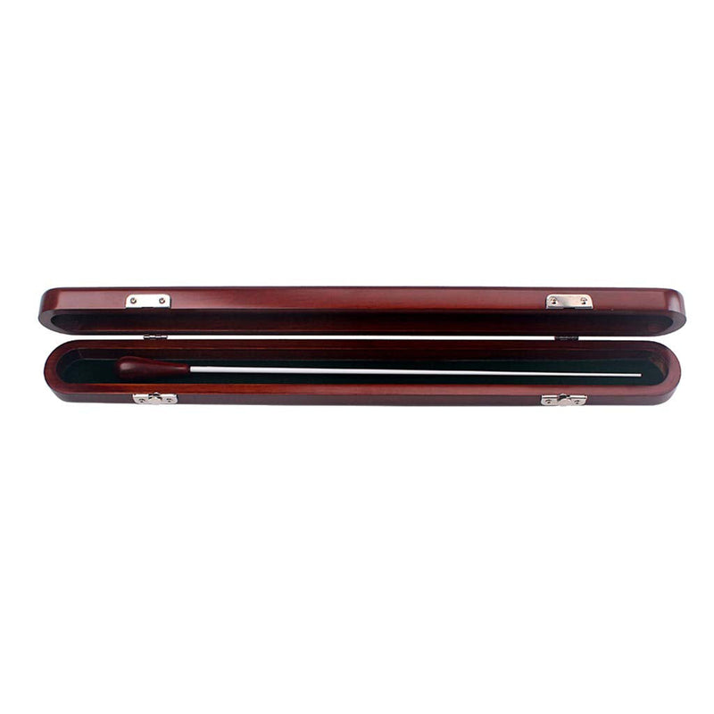 [AUSTRALIA] - Alnicov Red Wood Conductor Music Baton Wooden Box Case with Baton Handmade Musical Parts 