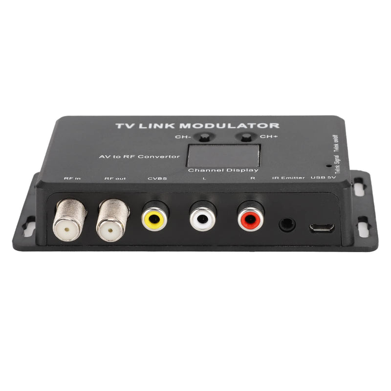 [AUSTRALIA] - IR Modulator, TM70 UHF TV Link Modulator AV to RF Converter IR Extender Adapter with Channel Display, USB Cable, Receiving Cable 