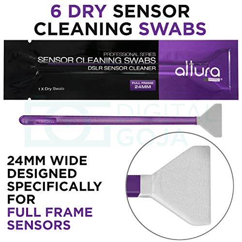 Altura Photo Camera Cleaning Kit, Full Frame Sensor Cleaner DSLR Mirrorless
