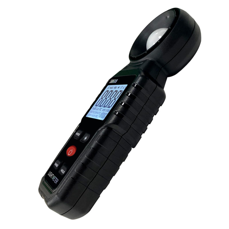[AUSTRALIA] - Digital Illuminance Light Meter Tester 200,000Lux Meter (18,500FC) Luxmeter Lighting Intensity Brightness Measurement Tool for Indoor Outdoor Grow Plants Film Photography lumens LED Photometer 