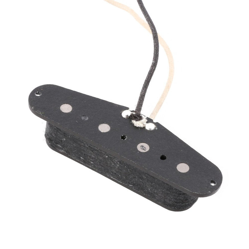 Black 4 String Guitar Pickup 5 Magnet Fiber Bobbin for Tele Bass 51PB