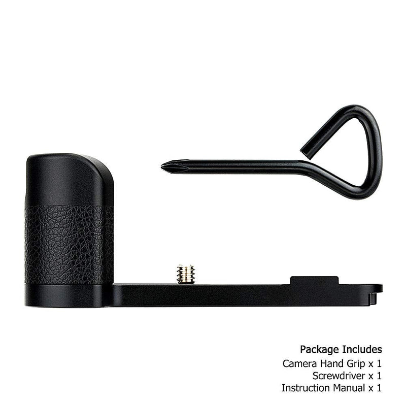 JJC Metal Hand Grip for Sony RX100 & Mark VI VA V IV III II (RX100 M6 M5A M5 M4 M3 M2) Anti-Slip Holder, w/Battery Memory Card Compartment Opening & Speaker Hole, Replace Sony AGR2 Attachment Grip for Sony RX100 Series