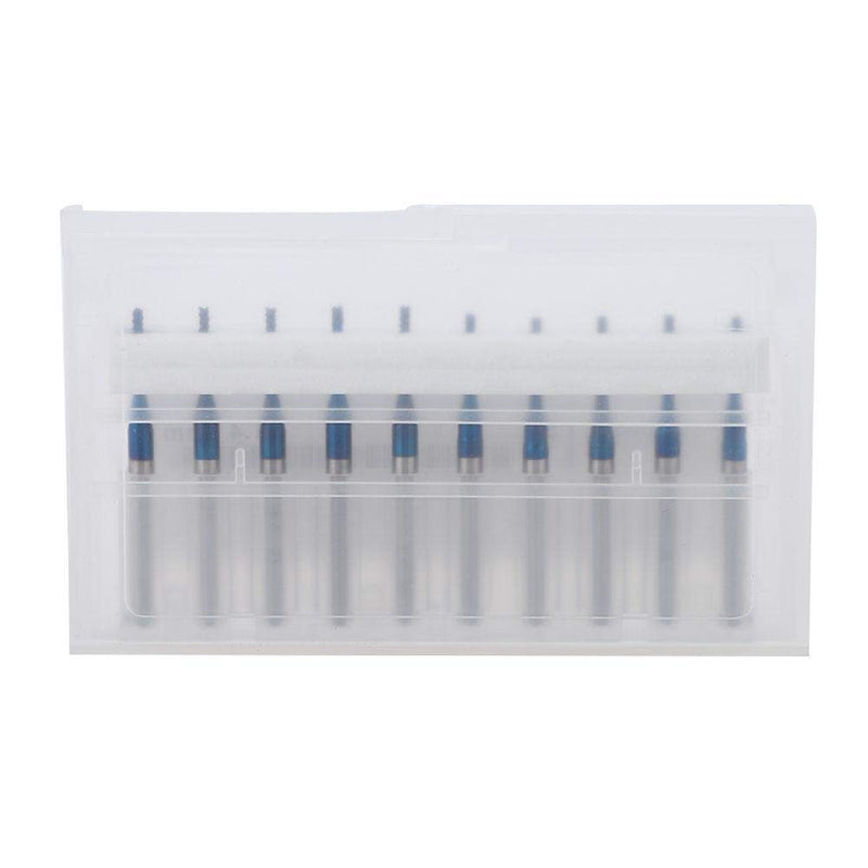 10-Piece End Mill Set Carbide Cutter Blue Corn Cutter CNC PCB Engraving Milling Tool (1.4 mm)