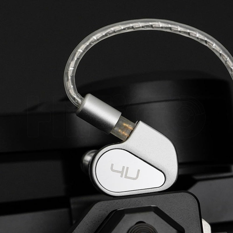 HiFiGo TANCHJlM 4U DMT-4Ultra in-Ear Monitors, Double-Chamber Dynamic Driver IEM Earphones with 4-Level Adjustable Circuit Filter System (4U)