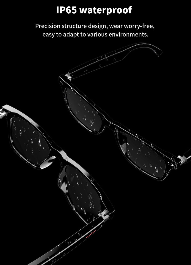 Bluetooth Glasses,Wireless Bluetooth Smart Audio Glasses,Smart Glasses for Indoor and Outdoor Entertainment for Men/Women