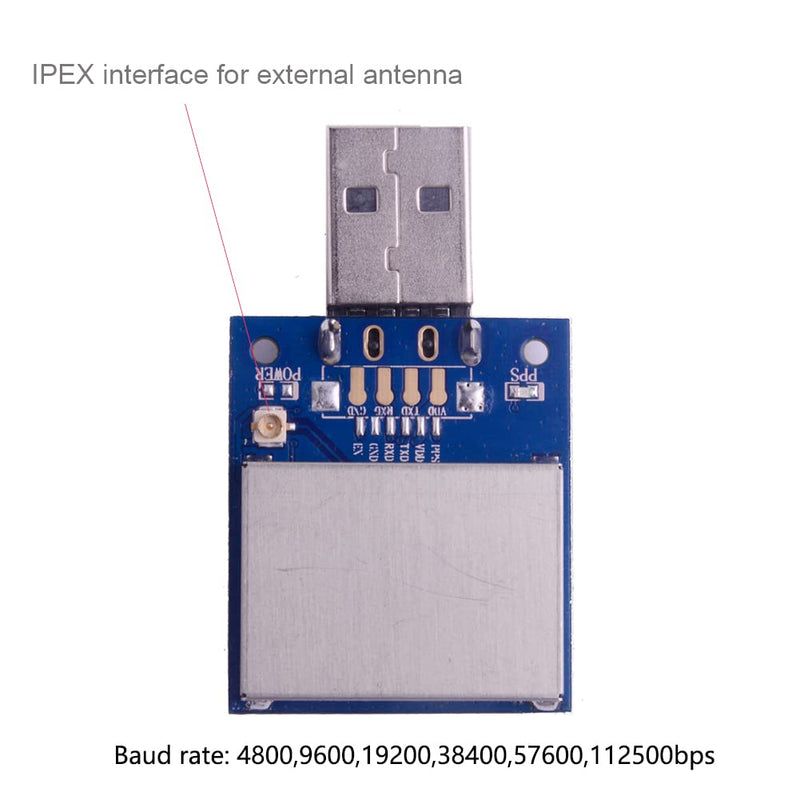 USB GPS Module GLONASS Beidou GPS Dongle Built-in Ceramic Antenna, Better Than VK-162 VK-172