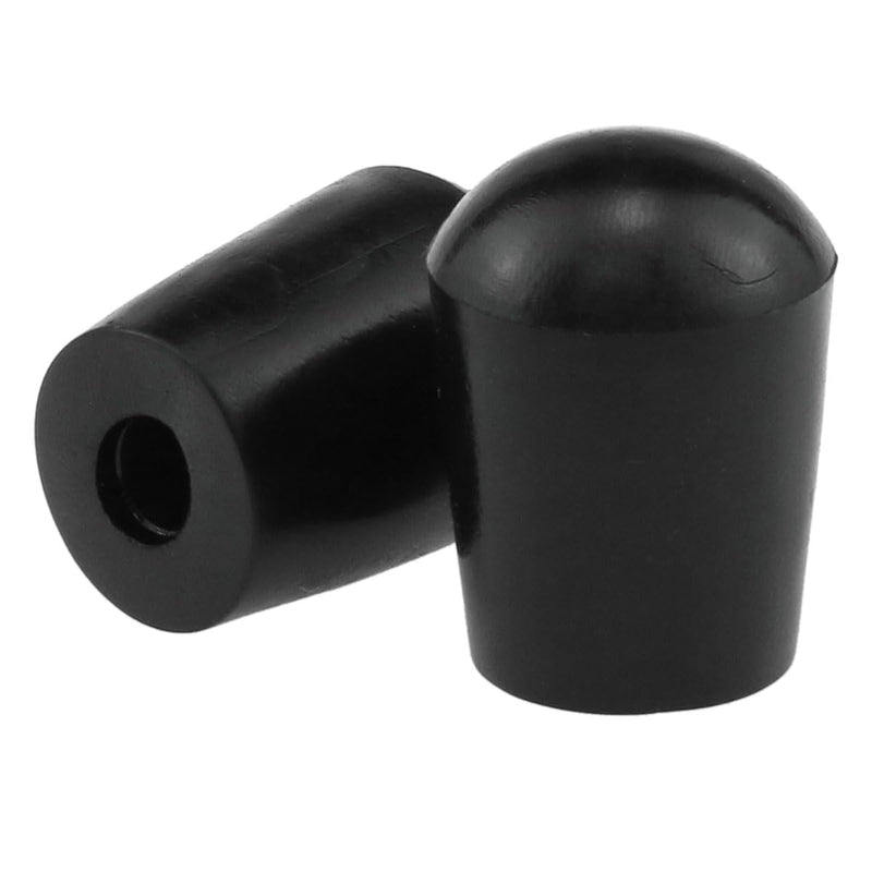 2PCS Double Bass Endpin Rubber Tip Stopper Bass Endpin Protector for Double Bass End Pin Protector (Black, ID: Approx. 10mm)