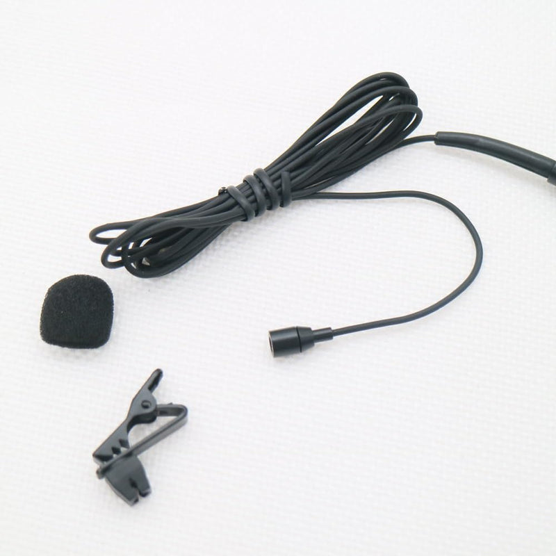 Tie Clip On Lavalier Microphone for Sennheiser Wireless Pocket System 3.5mm Lock Jack