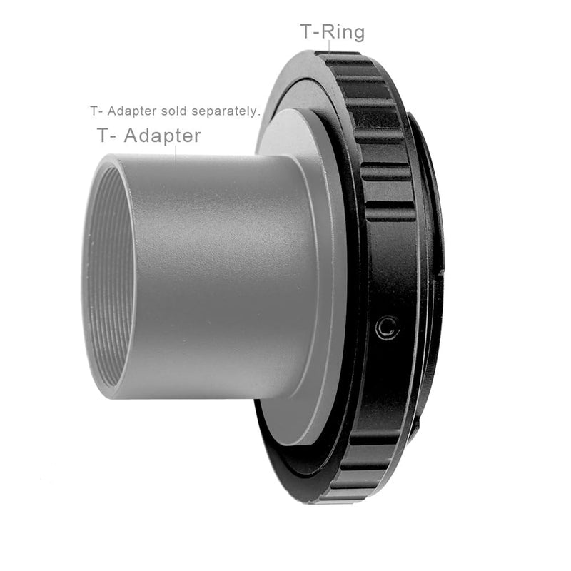 M42 T-Ring Adapter for Nikon SLR Cameras - Durable Aluminum Build - Ideal for Stunning Astrophotography and Landscape Shots T Ring for Nikon SLR