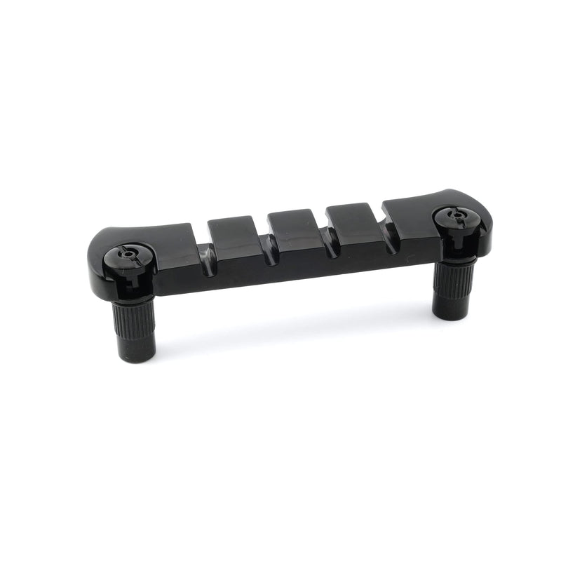 Musiclily Pro 18mm Zinc Alloy 4-String Bass Stop Tailpiece, Black