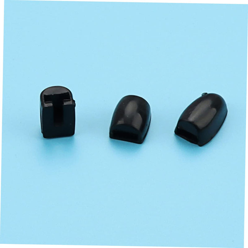 3pcs Sax silicone key saxophone parts accessories saxophone key risers alto sax ligature tenor sax flute accessories silicone sax side key cover thumb Saxphone 2.35X1.45CM Black