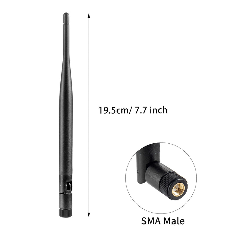 915MHz LoRa Antenna with SMA Male Connector for Meshtastic LORA32 915MHz ESP32 LoRa OLED Board + 15cm IPEX Extension Cable（2 Sets）, Eifagur