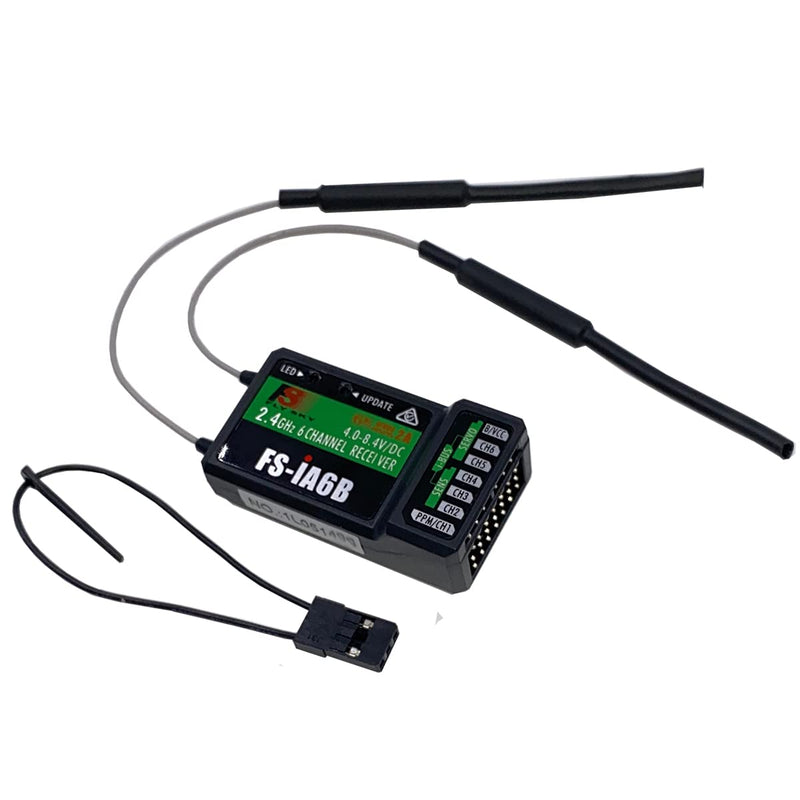 [AUSTRALIA] - DTXMX Flysky Receiver FS-iA6B 2.4G AFHDS 2A 6Channels Support PWM/PPM/i-Bus Output Compatible Flysky FS-i6 FS-i6X FS-i6S and i10 RC Radio Transmitter 