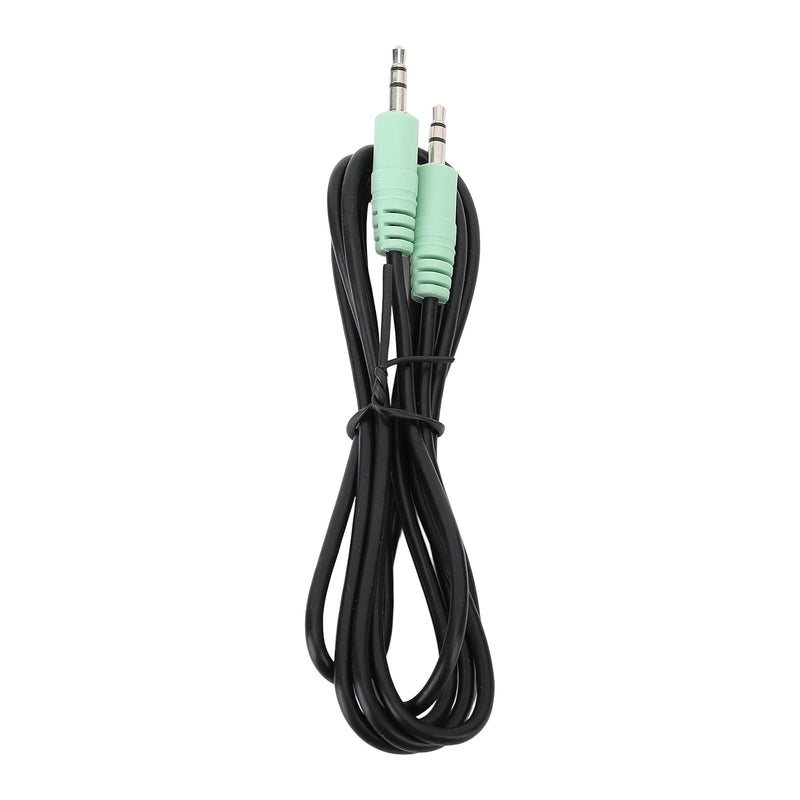 2 Channel Stereo Mixer, 2 in 2 Out Low Noise Independent Volume Control 3.5mm Small Sound Mixer for Headphone DC 5‑24V