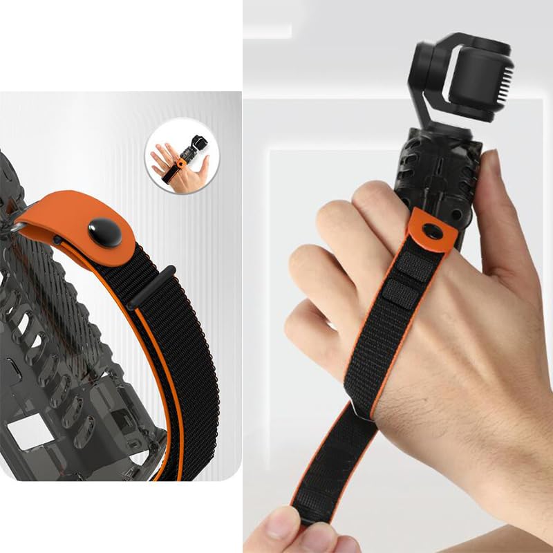 Protective Case Set For DJI Osmo Pocket 3,Protective case+gimbal transparent protective cover+safety cord,impact-proof All-around protection for gimbal, lens and screen