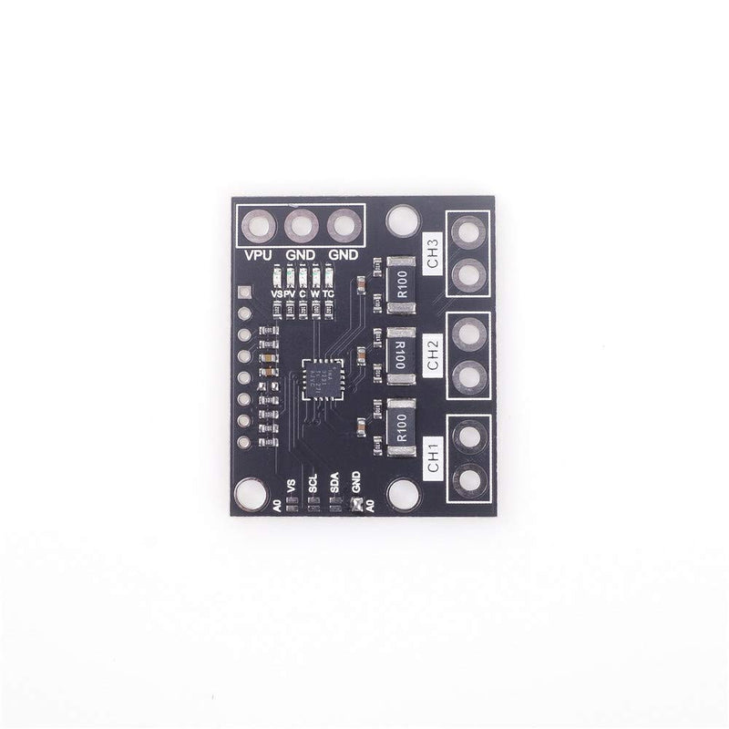 ANGEEK I2C SMBUS INA3221 Triple Channel Shunt Current Power Supply Voltage Monitor Sensor Board Module with Pins