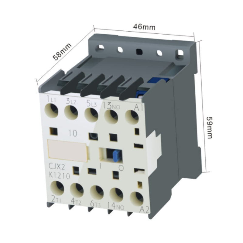 [AUSTRALIA] - AC Contact 3 Pole 4 N/O Thickened Silver Contacts 220 V 12 A Industrial Electrical Contactor for Power Distribution 
