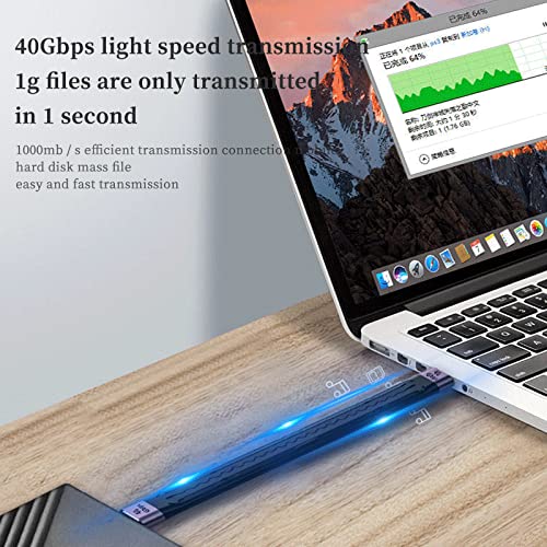APEXSUN Short USB C Cable，USB C to USB C 0.4 Ft Flexible Cable Support Thunderbolt 4/3,USB4, PD 100W Quick Charge,8K Video,40Gbps Data Transfer for External SSD, EGPU, Docking,MacBook,Phone,PowerBank USB C male to male
